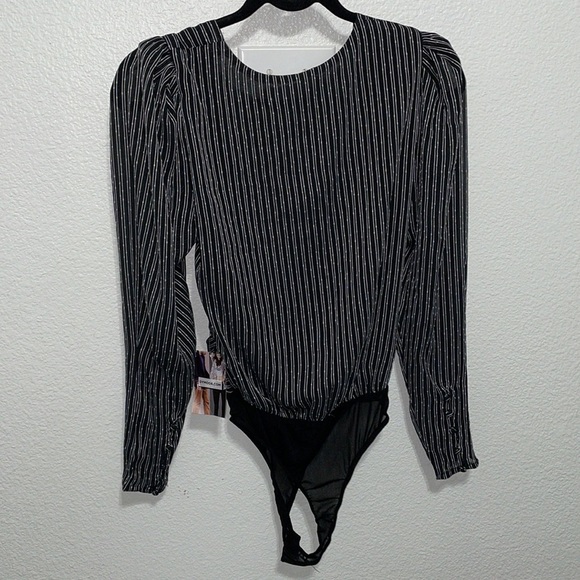 ASTR black and white bodysuit BERNADETTE BODYSUIT small - Picture 2 of 2